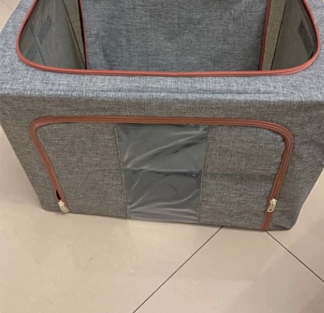 （两个只有34）特大号牛津布棉麻衣服收纳箱...