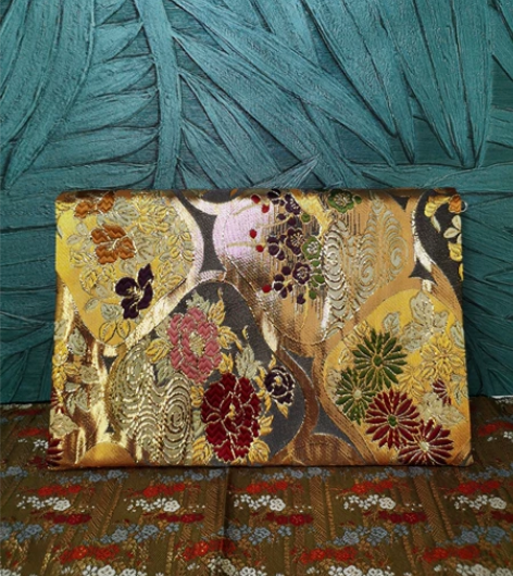 日本西阵织收纳包 念珠袋 经书包 金丝 手...