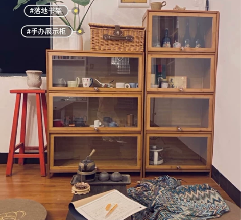 库存10个全新复古柜子，餐边柜多层储物柜高...