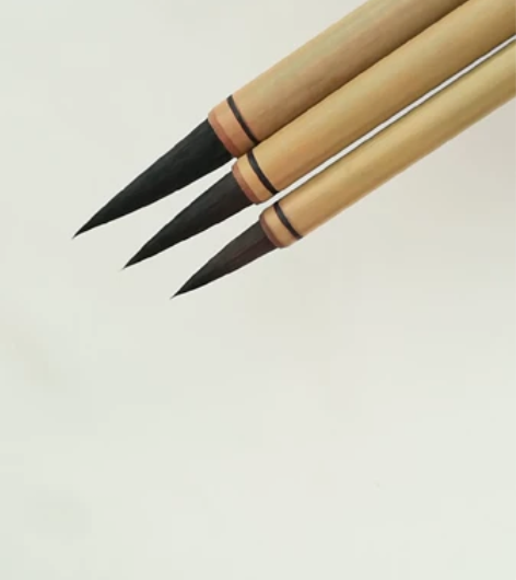 紫毫毛笔一套大中小三支21包邮紫毫毛笔，一...