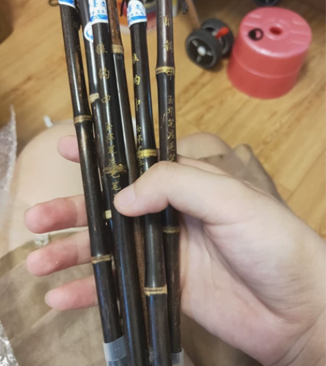 【玉华笔庄】狼钩毛笔中号 狼钩毛笔中号，不...