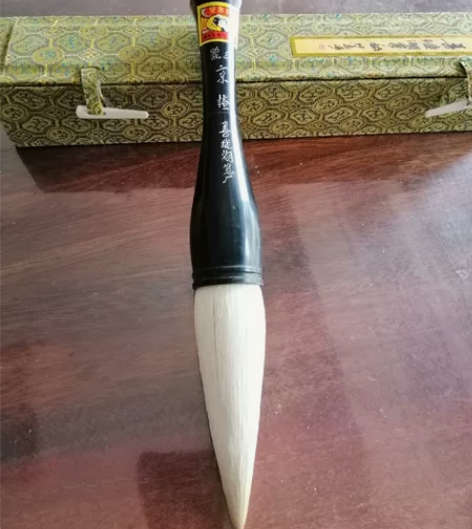 正品双羊牌湖笔,三号京楂斗笔。出锋10.5...