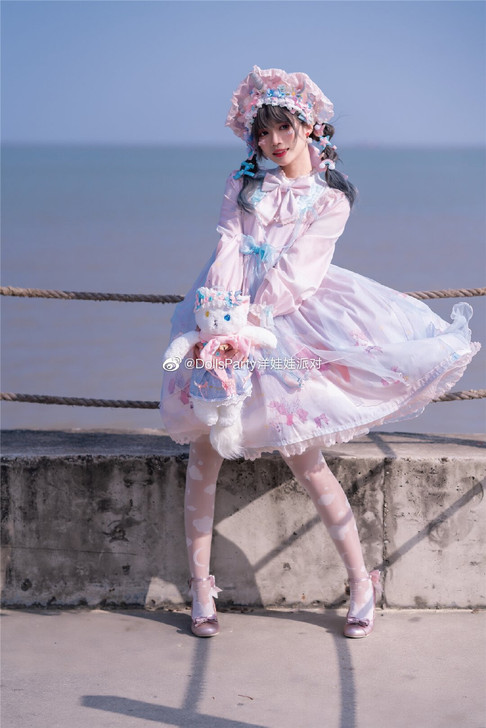 DollsParty云上独角兽 粉紫蓝渐变