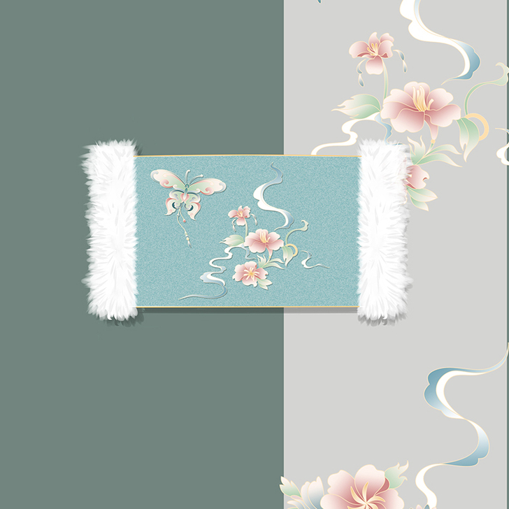 【狂欢价】墨子研原创汉服秋冬配饰绣花多色手...