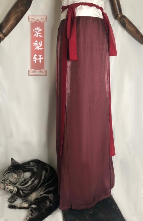 【棠梨轩】琉流光纯色马面裙