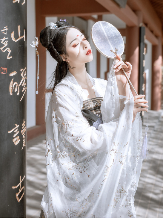 【艺缕原创一云鹤】汉服女仙气齐胸襦裙大摆超...
