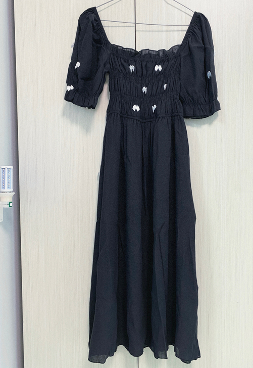 黑色蝴蝶结长裙！全新 没穿过呦