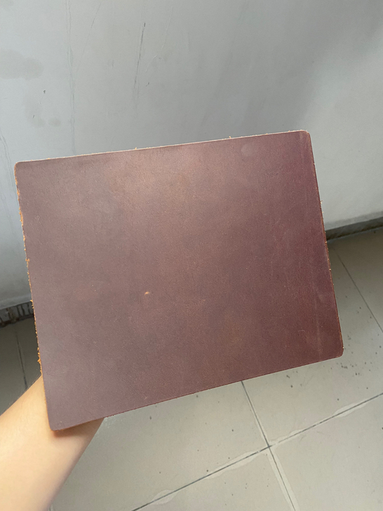 头层疯马牛皮鼠标垫，17.621.5cm，...