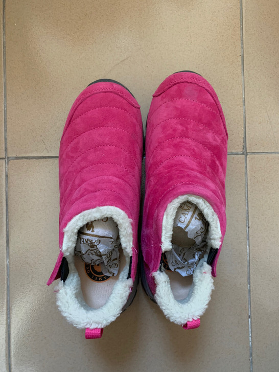 骆驼 真皮，内里带毛 登山鞋 女士，全新，...