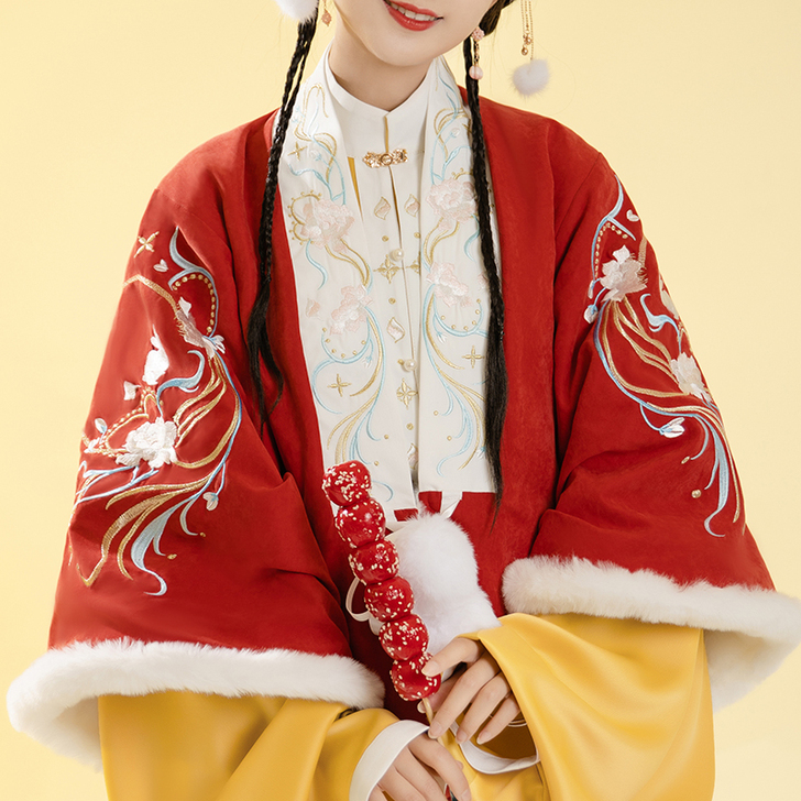 【东月棠 流云兔】多色款冬装汉服汉元素女正...