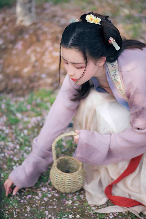 司南阁原创【行香子】宋制汉服女款双层长衫抹...