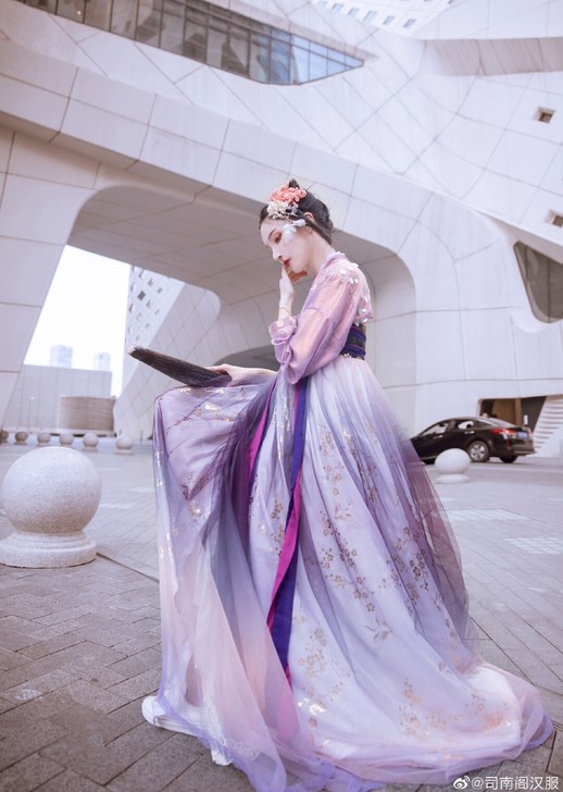 司南阁人鱼姬汉服全新l码，仅拆