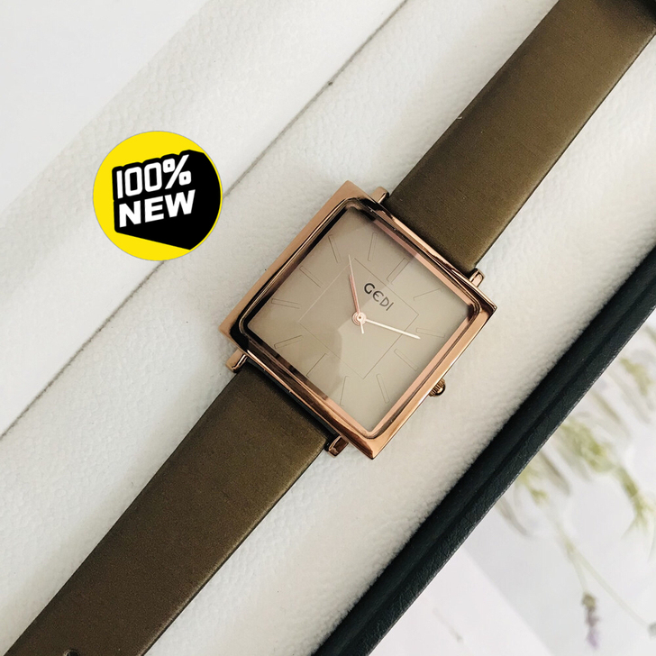 歌迪手表女方形大表盘韩版皮带抖音网红热销女...