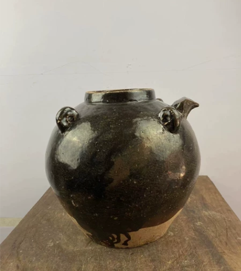 老酒壶，流水道具，酒器 旧时酒壶，四系和嘴...