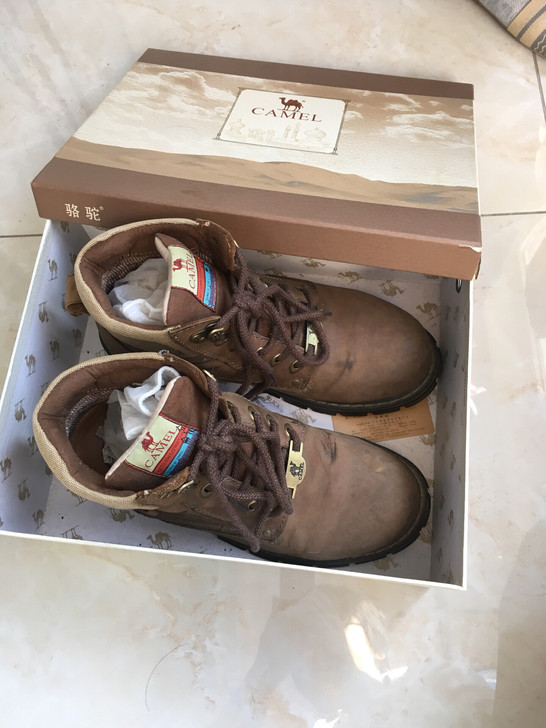 骆驼鞋男款头层牛皮