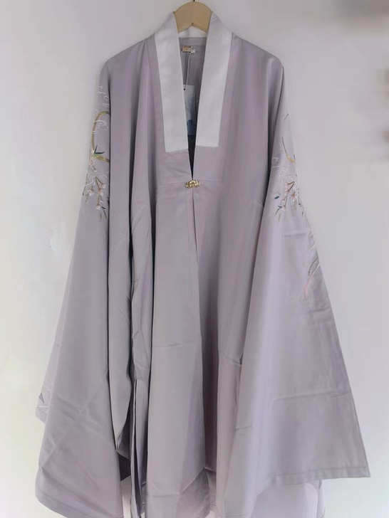 东月棠平价汉服明制披风女绣花大袖秋原创白菜...