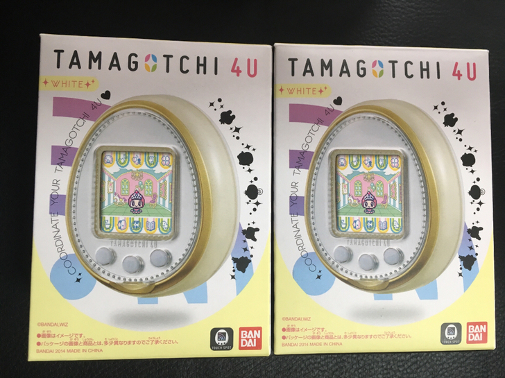 正版日版电子宠物 拓麻歌子 4U  白色