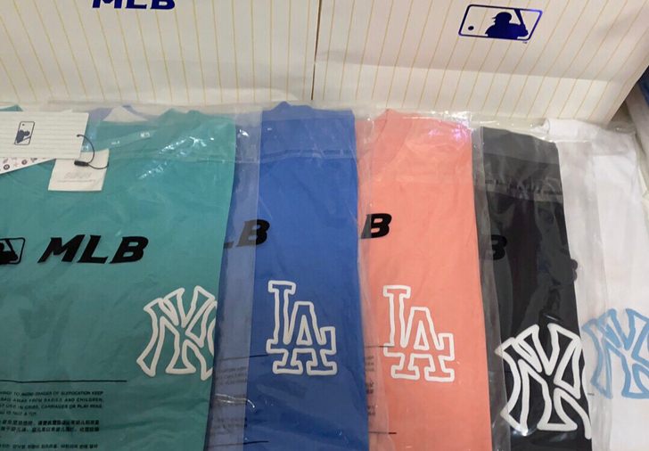 MLB快乐星球like短袖T恤 男女休闲圆...