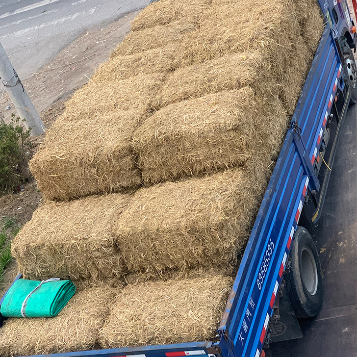 草垛干稻草农家乐稻草装饰干稻草方形圆形草垛...