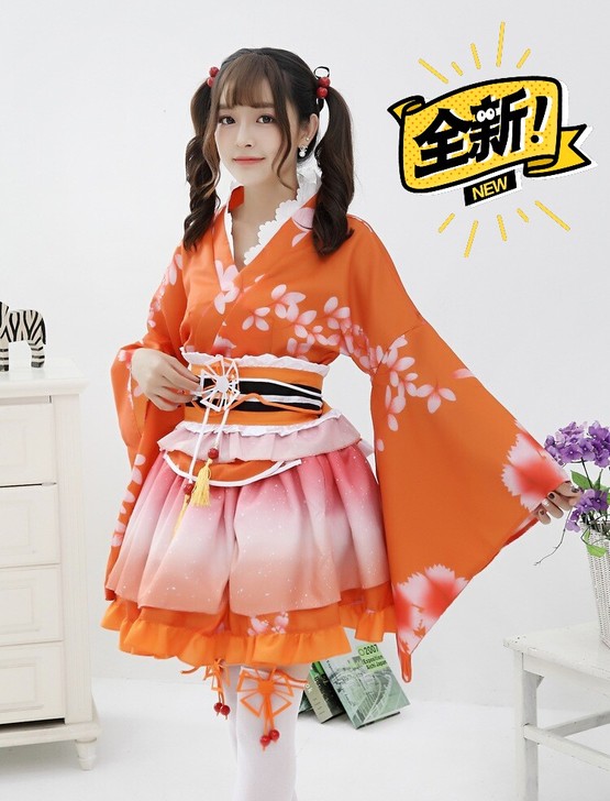 日本动漫和服lovelive浴衣海未真姬活...