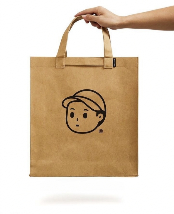 2021年新款原创杜邦纸可水洗牛皮纸托特包...