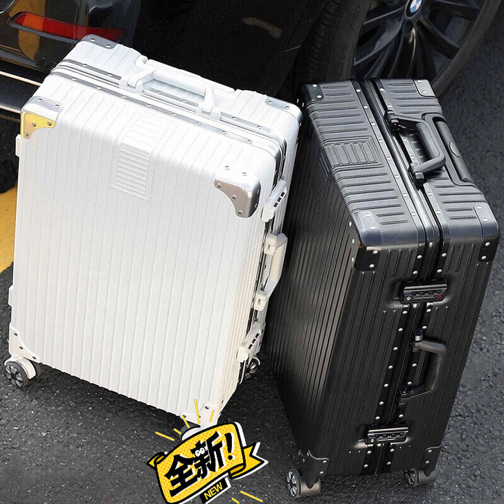 全新处理行李箱大容量女孩子万向轮拉杆旅行箱...