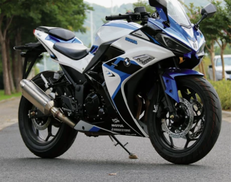 全新小忍者 V6摩托车跑车双缸400国四电...