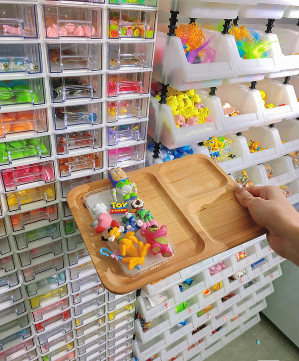 全新 diy手机壳材料收纳盒diy配件零件...