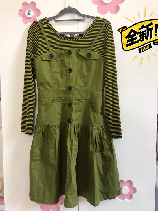 全新 有吊牌 长袖连衣裙 160/84，m...