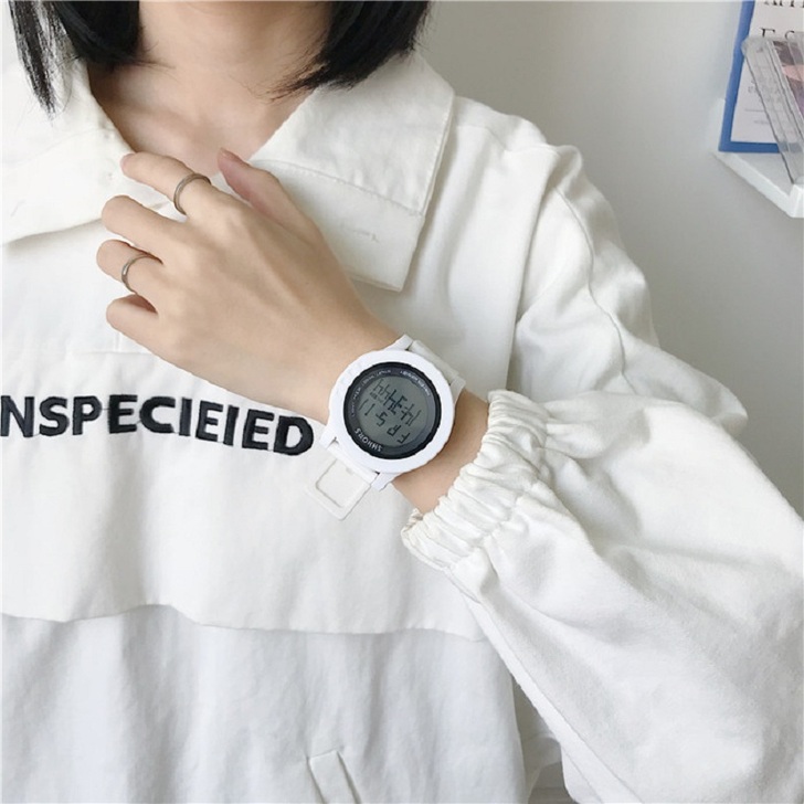 ins风简约气质手表女初高中学生韩版防水运...