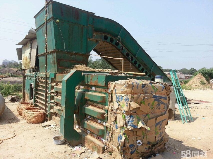 维纸板打包稻草编织袋生活垃圾压块机海绵压缩...