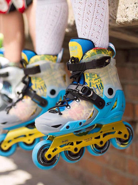 全新正品瑞士micro迈古LE轮滑鞋S7儿...