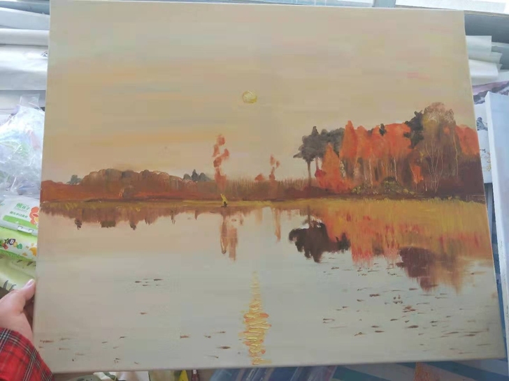 风景油画 纯手绘 原创作品 装饰画