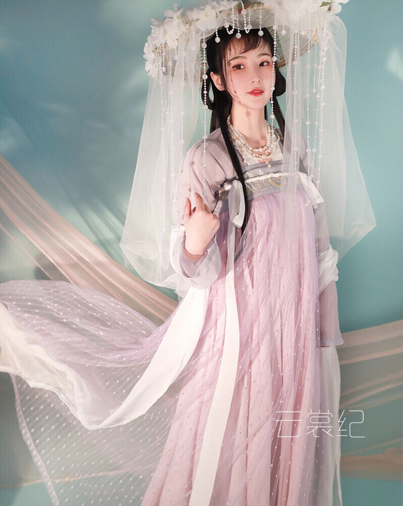 【云裳纪 律吕迢扬】云月-紫金 两片式三米...
