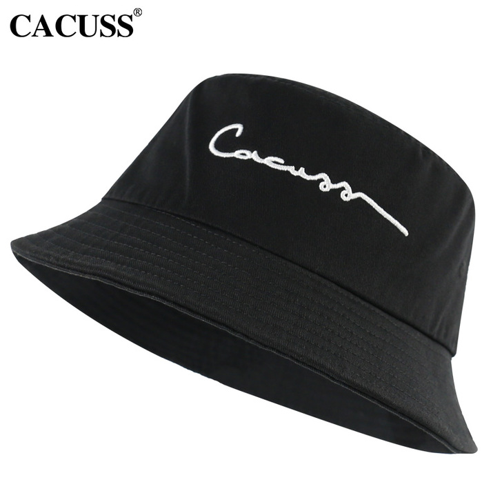 CACUSS渔夫帽男秋冬天帽子女大头围潮牌...
