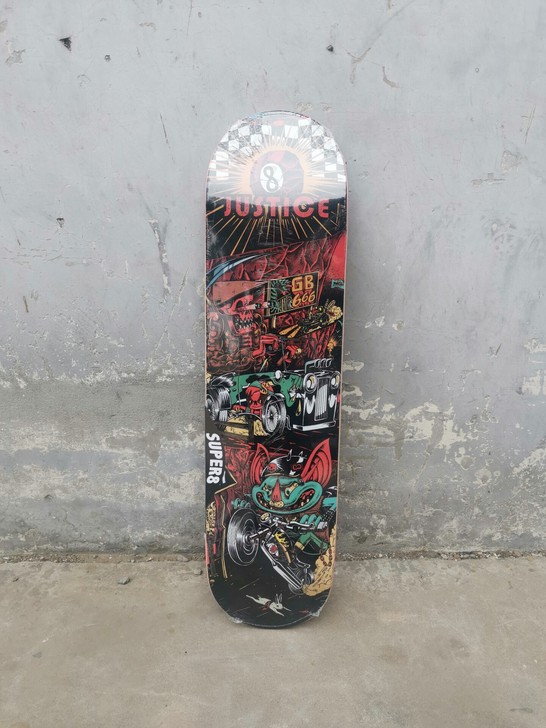justice沸点专业滑板板面 板面 全新...