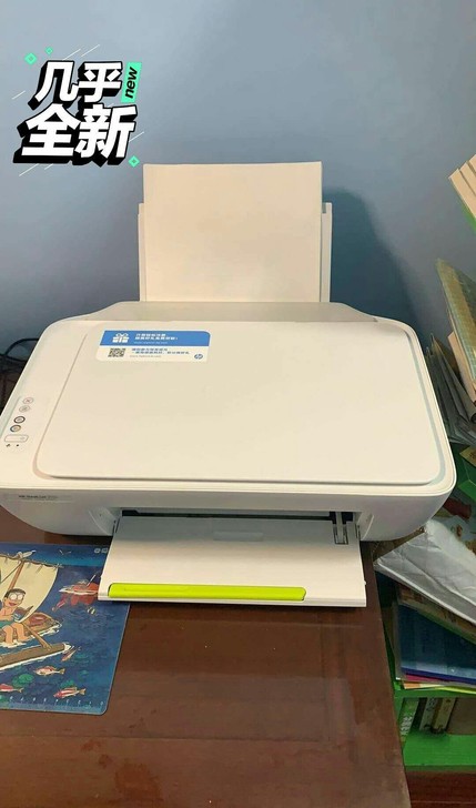 9成新惠普2132打印机包邮,彩色打印复印...