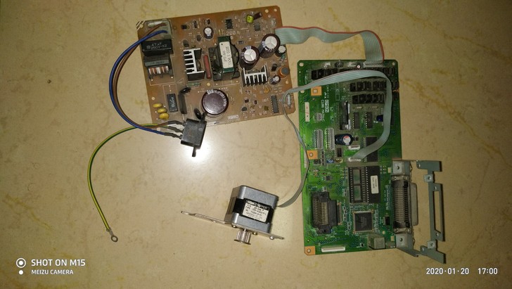 打印机开关电源板，还有配套的步进电机和驱动...