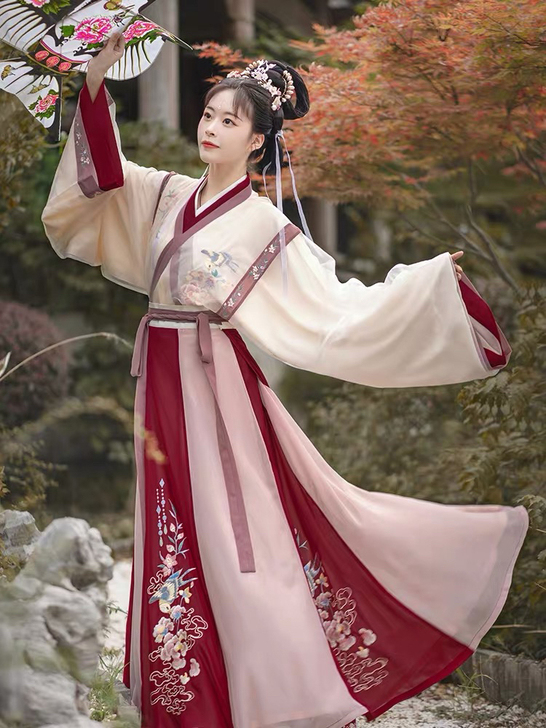 【仅试穿】织闻正品原创玉京秋魏晋汉服女晋制...