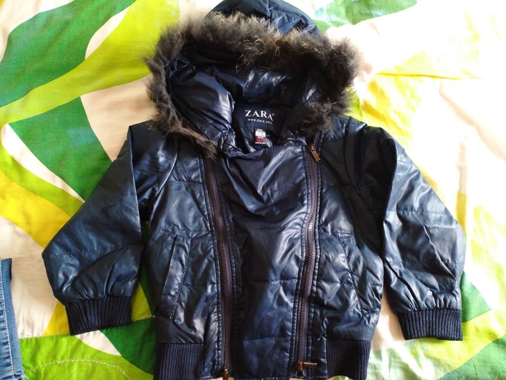 ZARA正品3到4岁防风羽绒服，绝对zar...