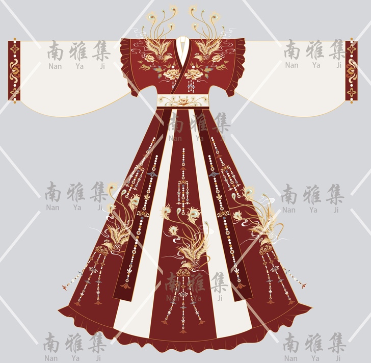 南雅集 原创设计 煌凰  汉服女装襦裙魏晋制