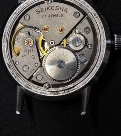 出老精工crown皇冠系列手卷机械表一块,...