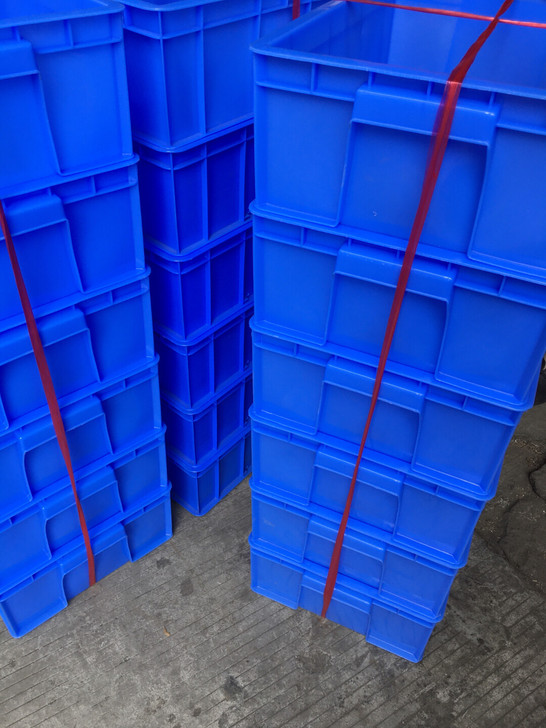 99成新 塑胶箱周转箱工厂用塑料箱 要的来...