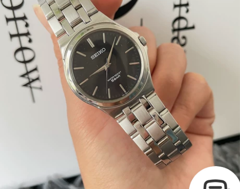 日本精工男士钢带中古手表 95新，原机芯正...