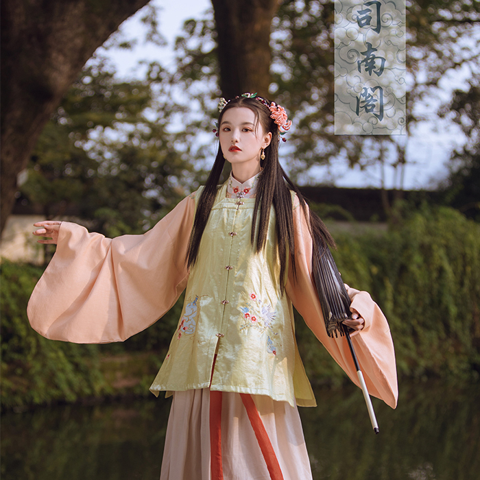 |司南阁| 明制平价汉服原创立领衫 比甲 ...