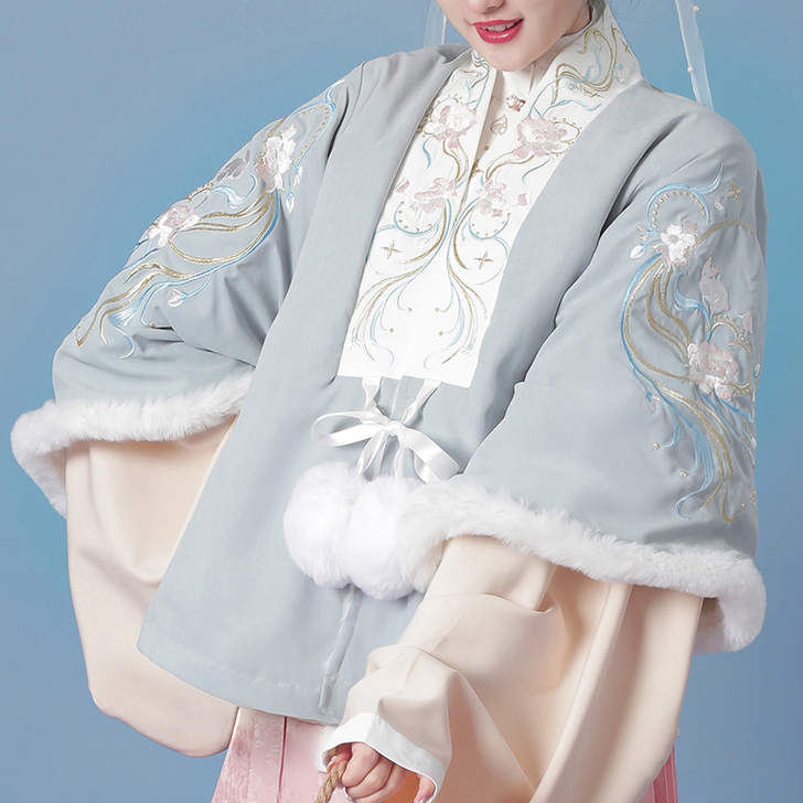 东月棠 流云兔 冬装汉服汉元素