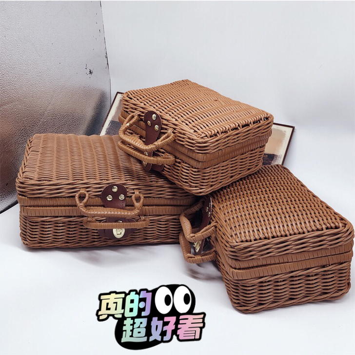 亏本了,大处理了,复古手提箱 拍摄道具收纳...