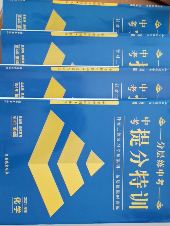 中考提分特训:一共四本,物理、化学、历史、...