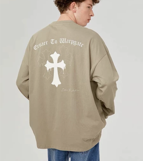 博主出闲置 ER十字架卫衣男美式高街ins...