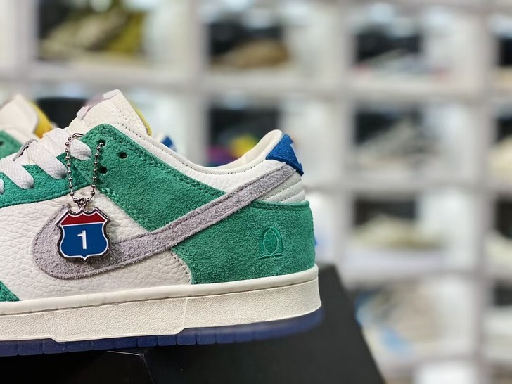 涡轮绿 蒂芙尼低帮运动休闲滑板鞋